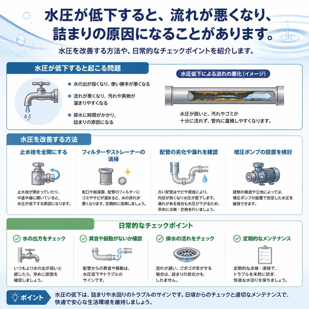 第3位：水圧の低下が招く予期せぬトラブル