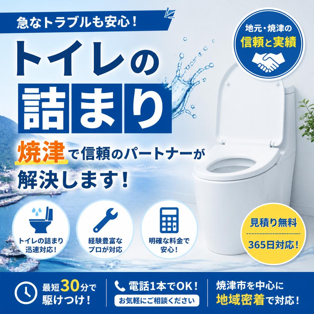 トイレの詰まり、焼津で信頼のパートナーが解決します！