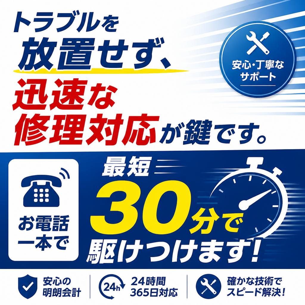 迅速な対応