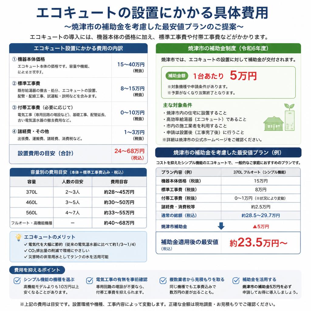 設置費用の詳細