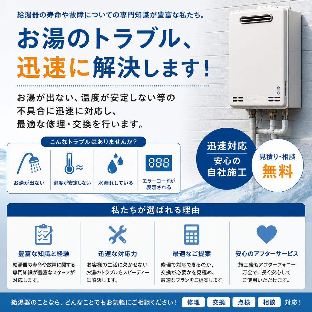 給湯器の専門知識