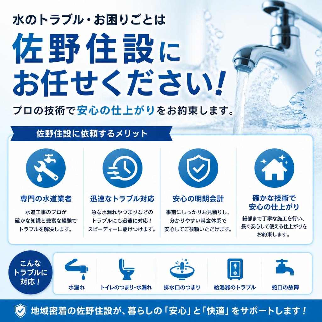 2. 水道業者による即解決サービス