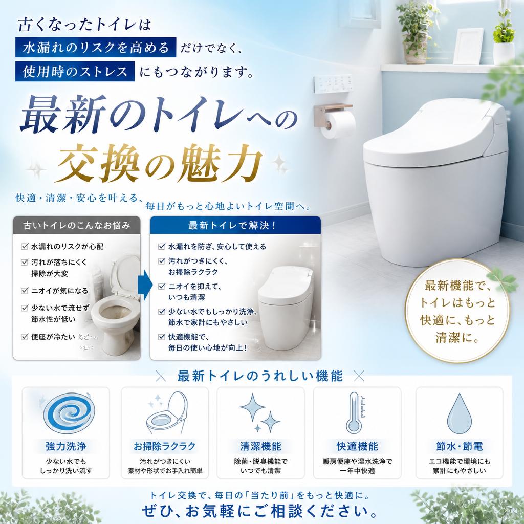 トイレ交換の重要性