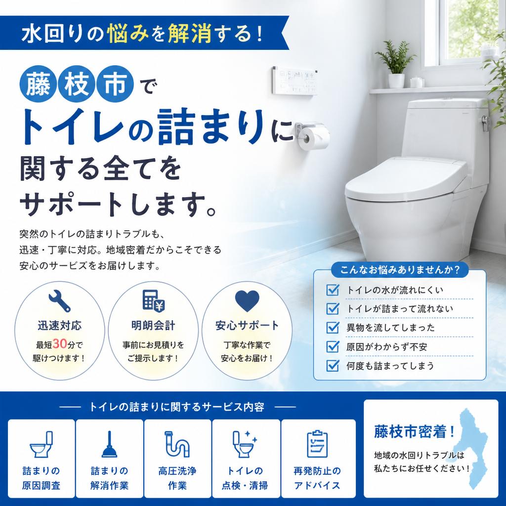 水回りの悩みを解消する！藤枝市でトイレの詰まりに関する全てをサポートします。
