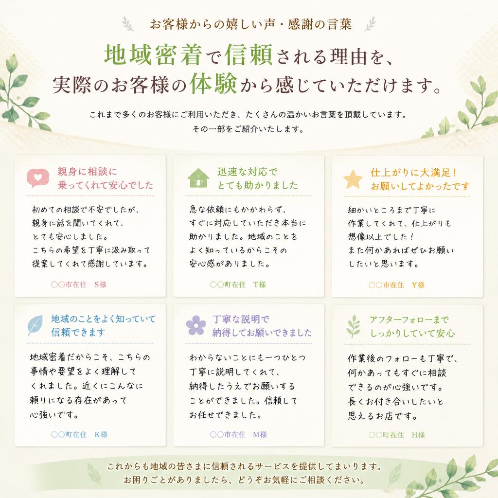 お客様の声