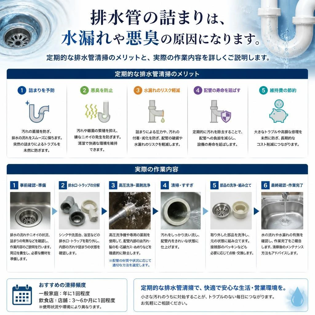 排水管清掃の重要性