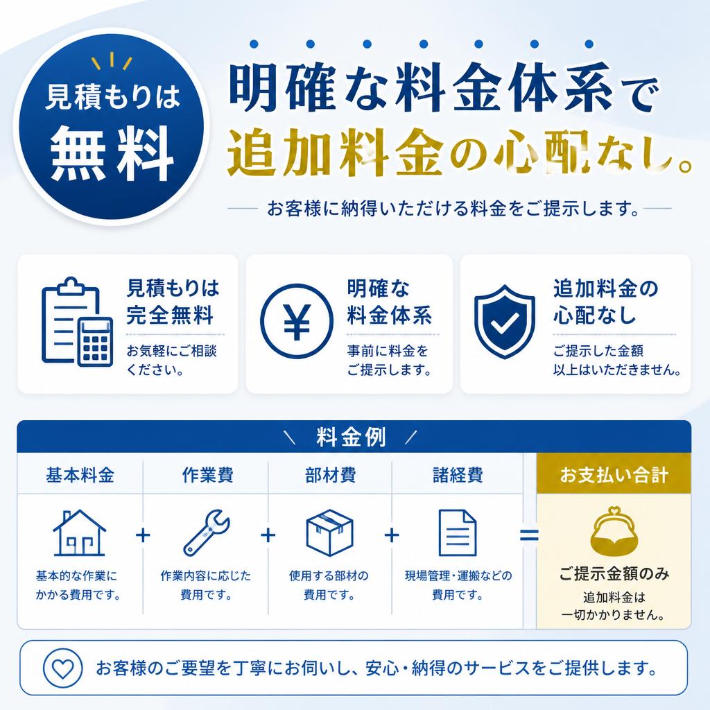 明朗会計の安心