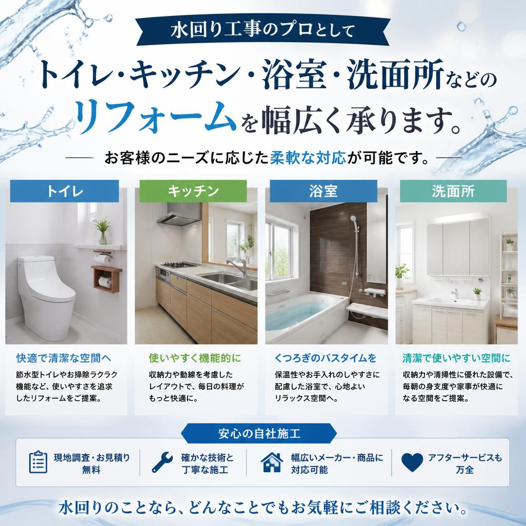 佐野住設のサービス