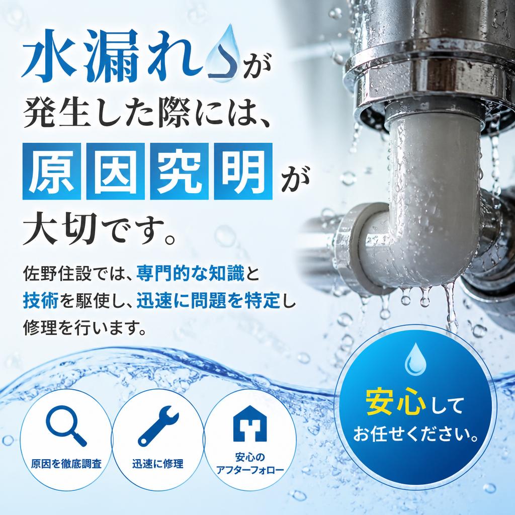 3. 水漏れの原因を徹底調査!
