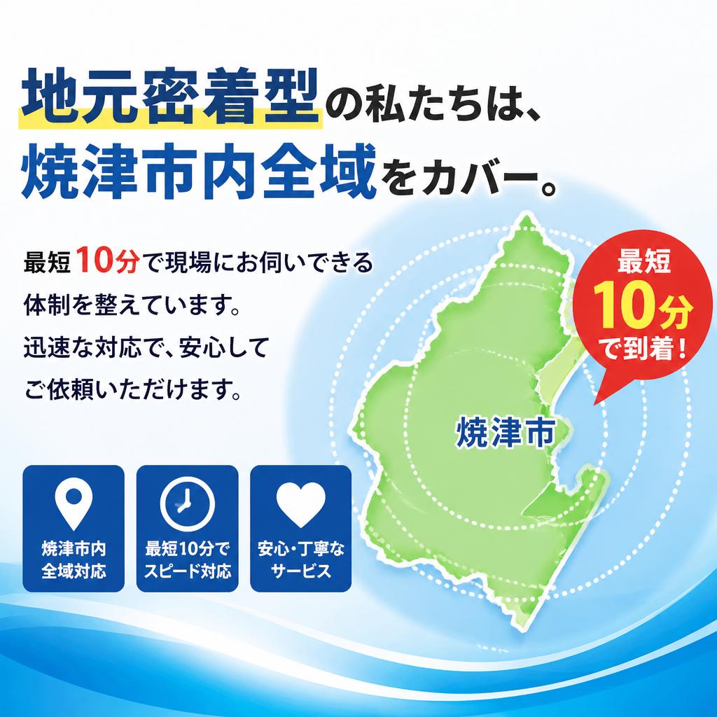 最短10分で駆け付ける理由