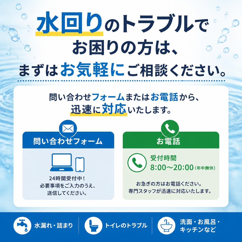 今すぐお問い合わせを！