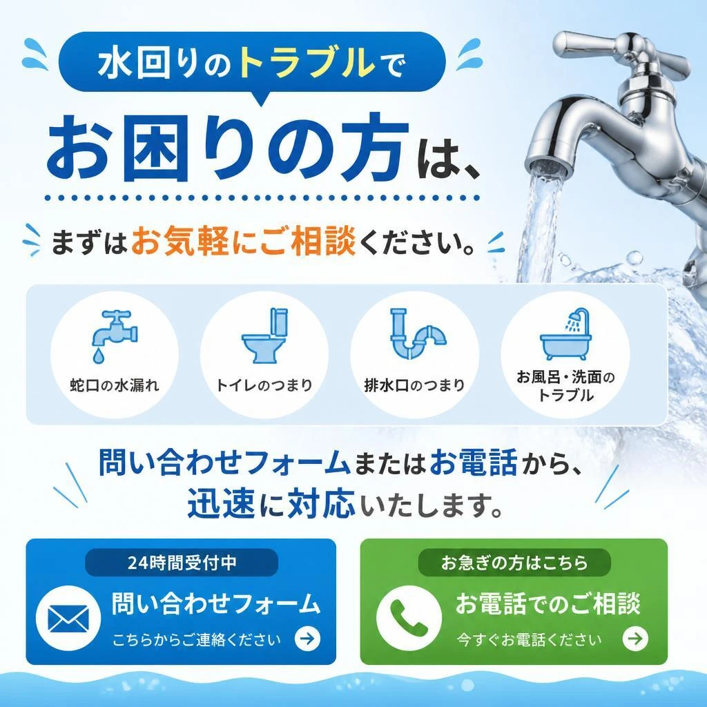 今すぐお問い合わせを！