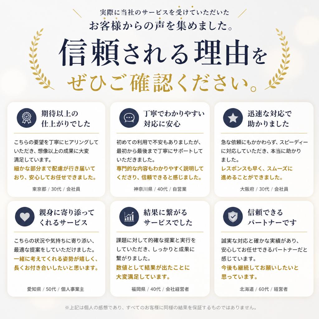 お客様の声