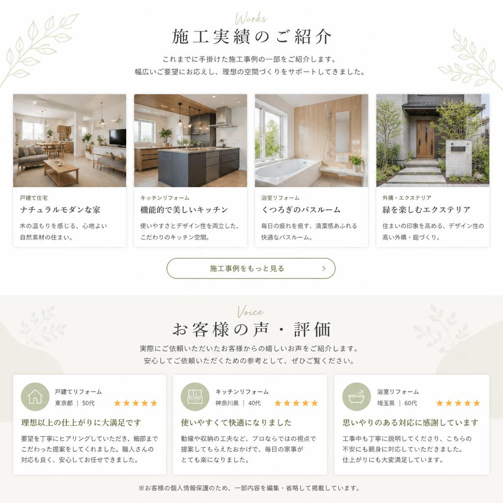 お客様の声