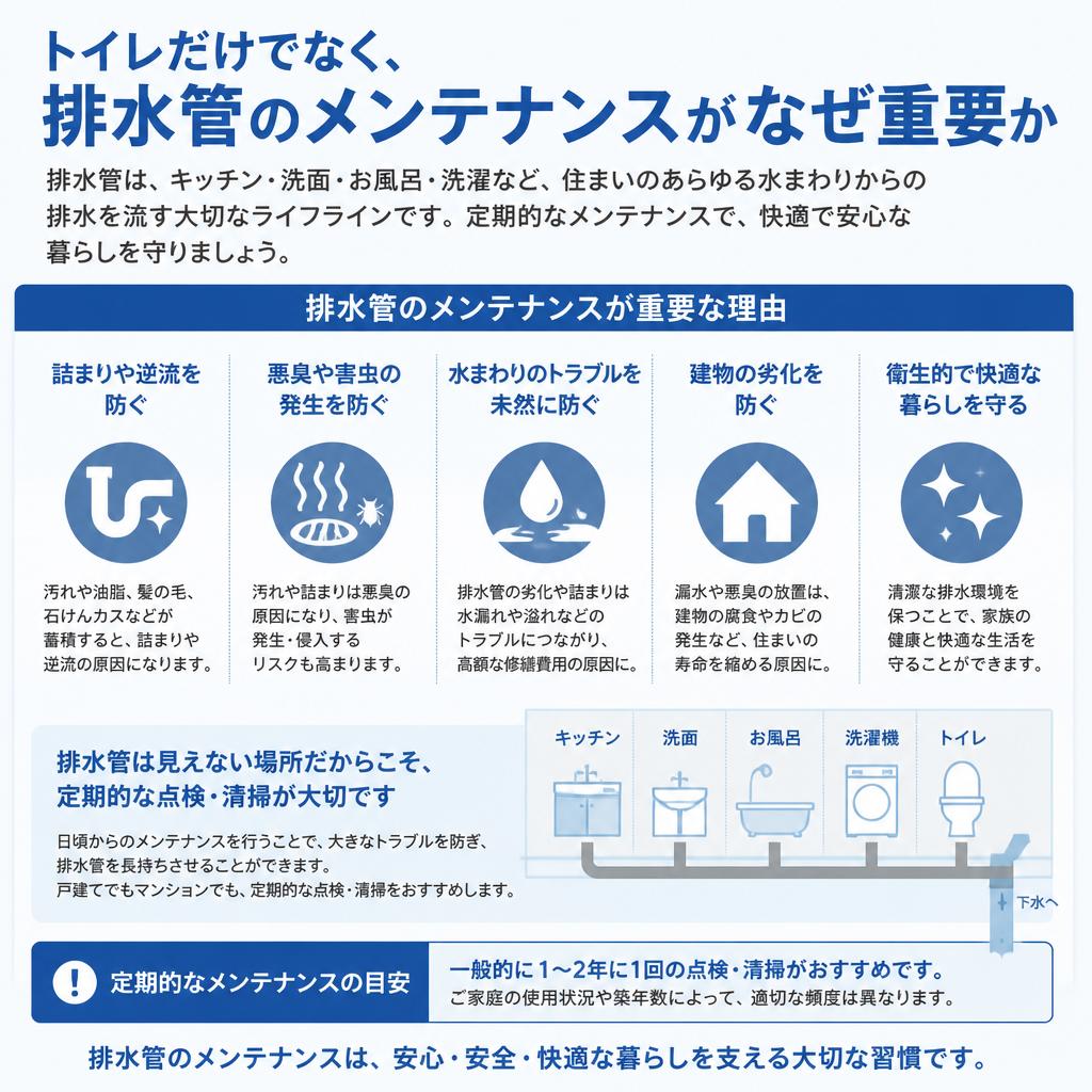 4. 排水管清掃の必要性