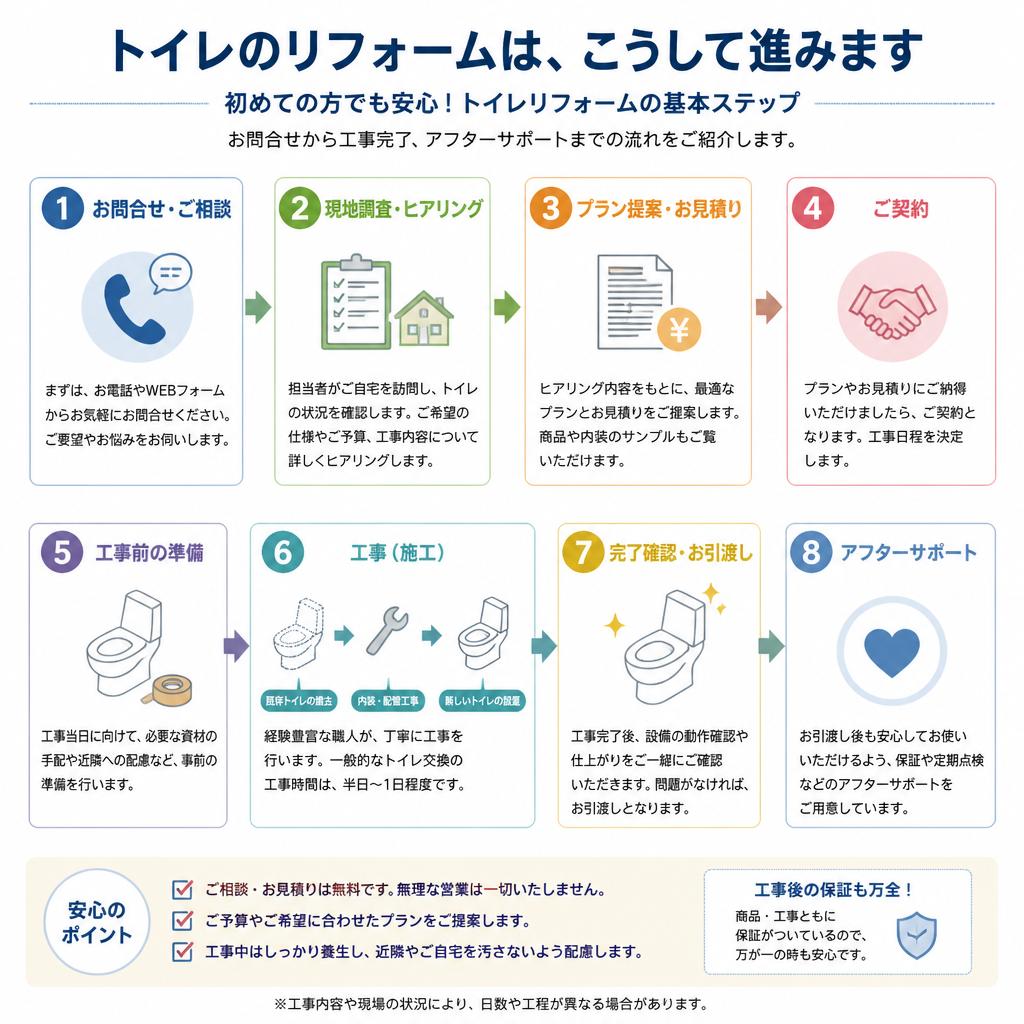 4. トイレリフォームの流れ