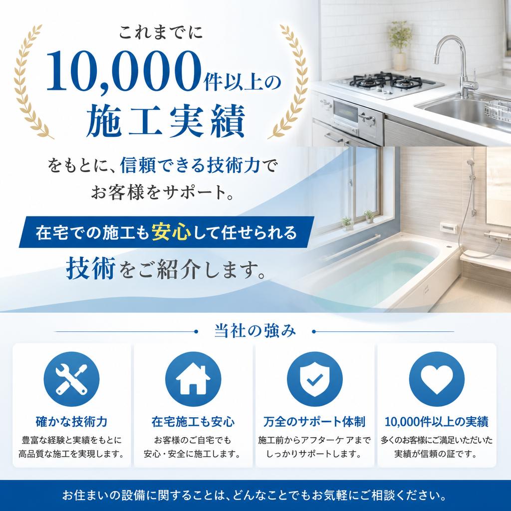 高い技術力と豊富な実績