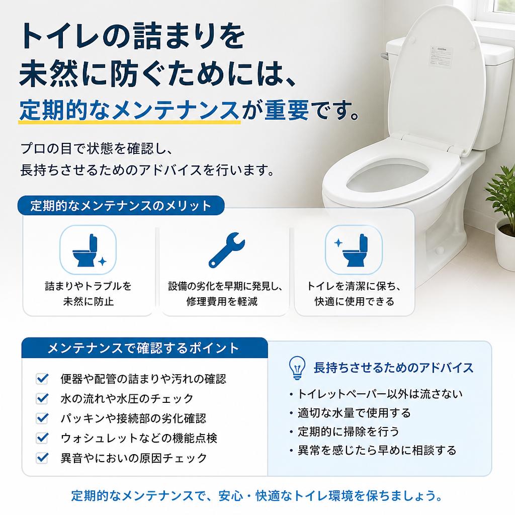 定期メンテナンスのススメ