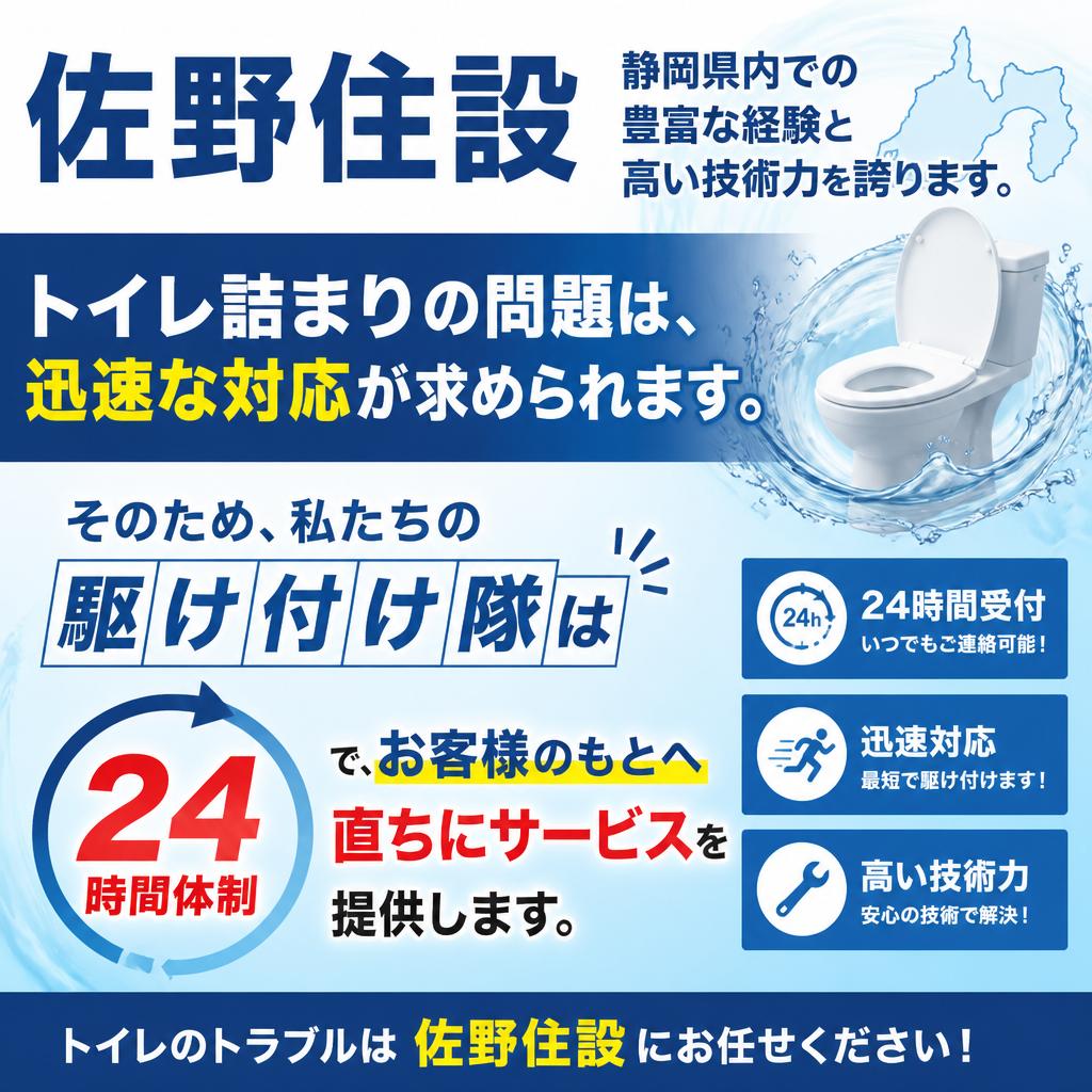 佐野住設の駆け付け隊が選ばれる理由