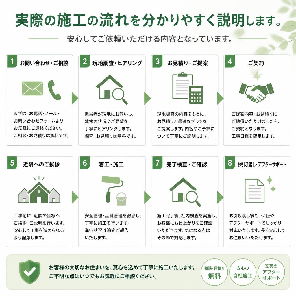 5. 施工の流れ