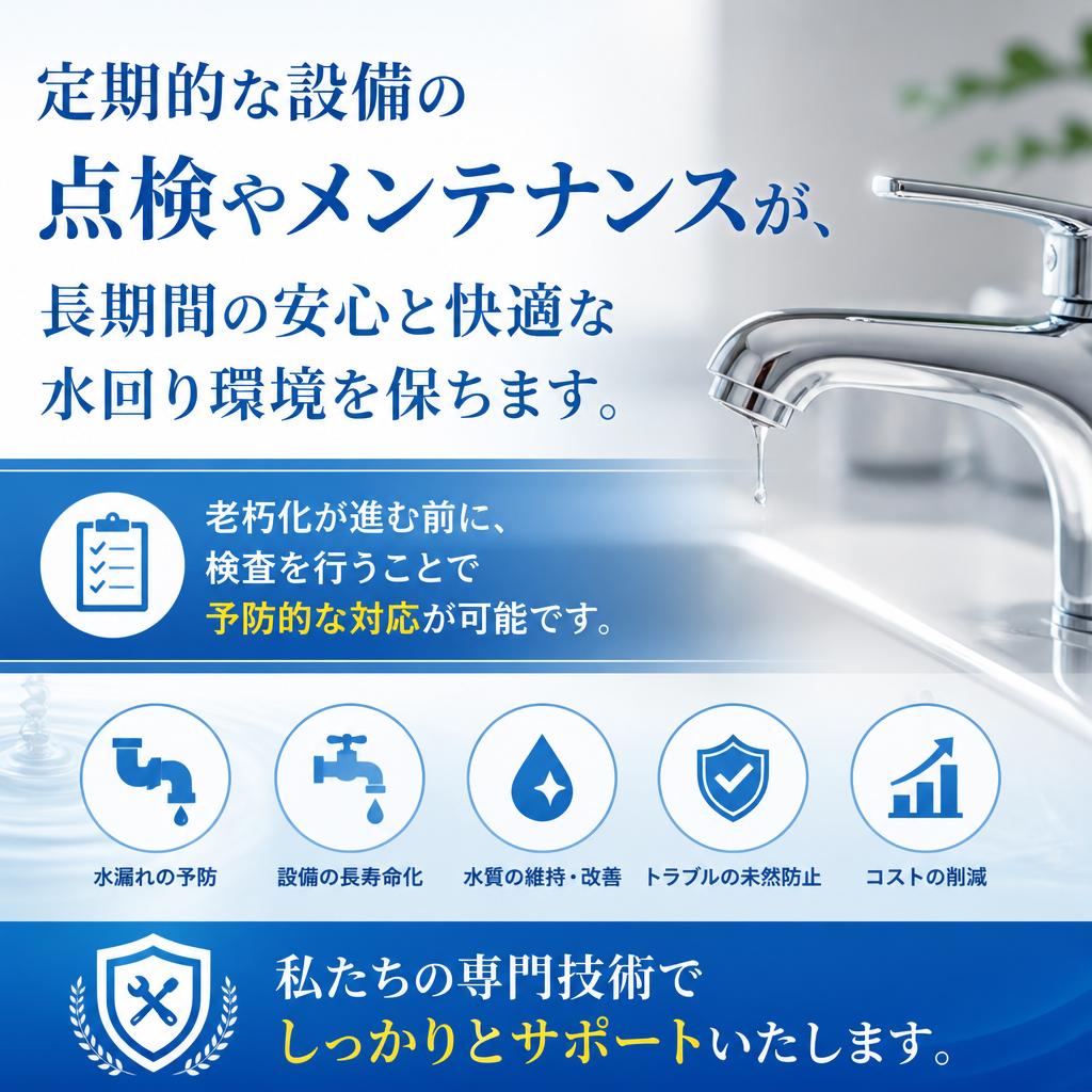 専門技術での設備点検とメンテナンス