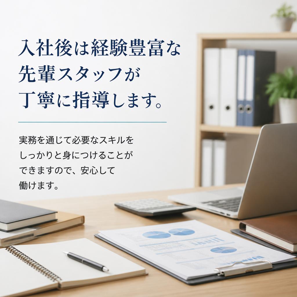 経験豊富なスタッフがサポート！