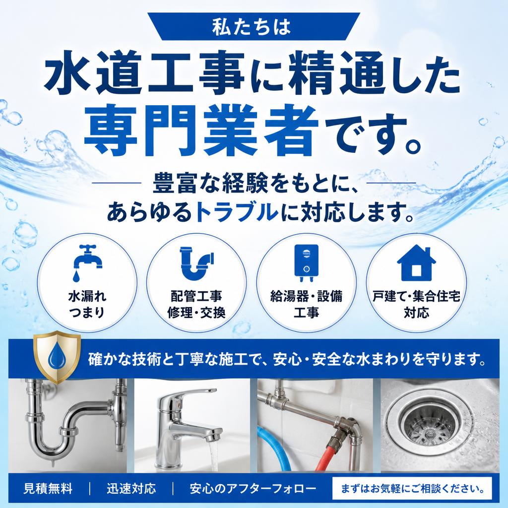 2. 経験豊富な専門業者