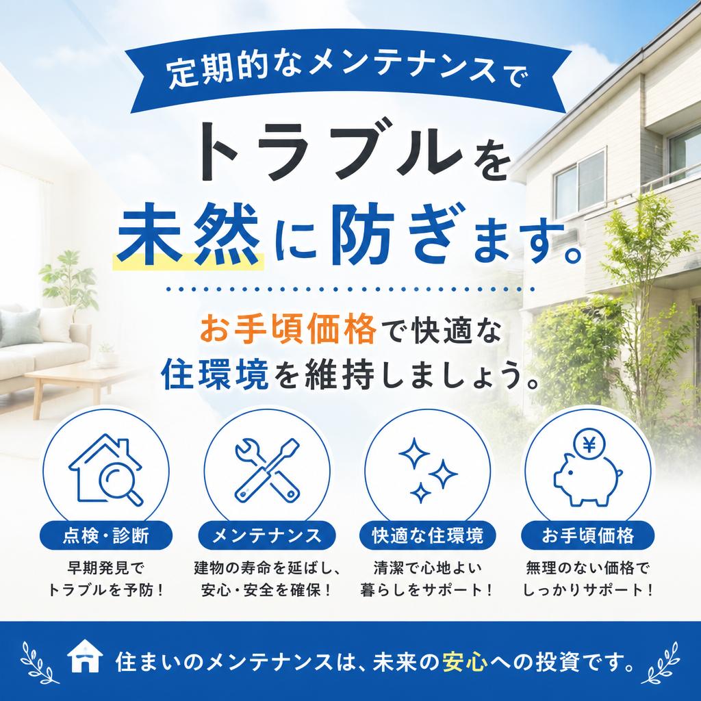 5. トラブル防止のメンテナンスサービス