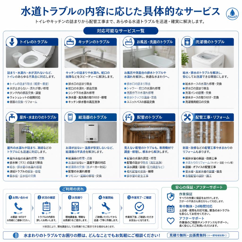 4. 幅広いサービス内容