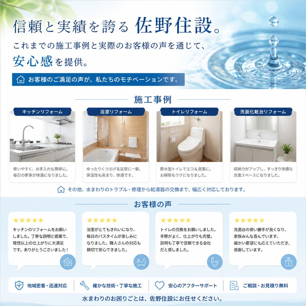 4. 施工実績とお客様の声